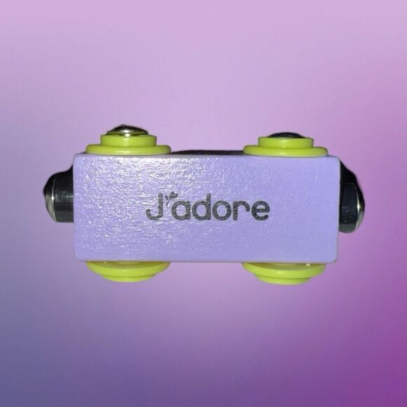 J'adore Grand Tube Wooden Vehicle BFF Princess Train Purple Donut Car B23 - Picture 4 of 8